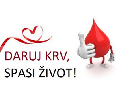 Obavijest o održavanju akcije dobrovoljnog davanja krvi